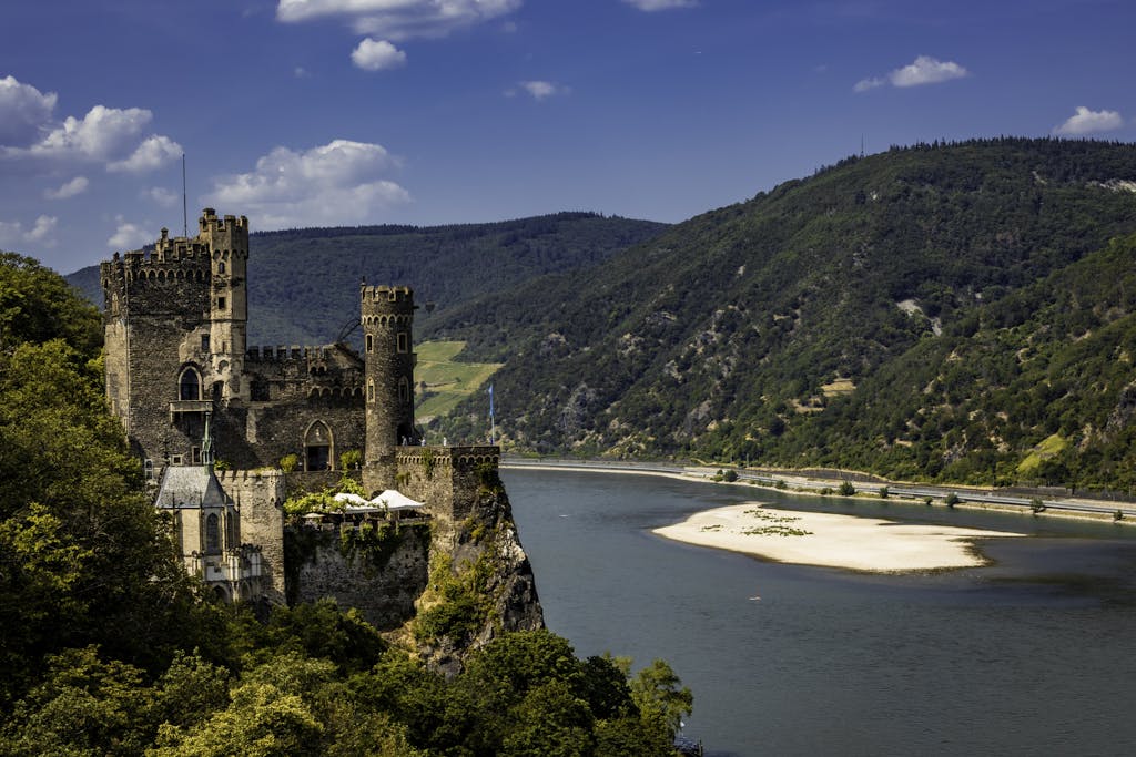 Rheinstein Castle near Rhine River
